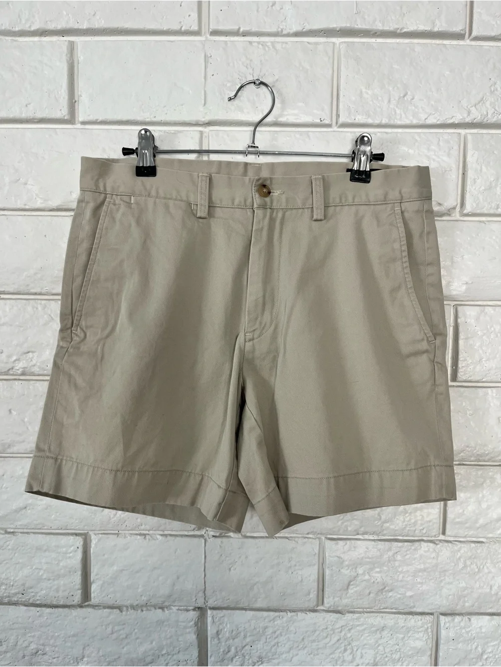 Polo Ralph Lauren Classic Fit Chino Shorts Tan Khaki Men’s 30 Preppy